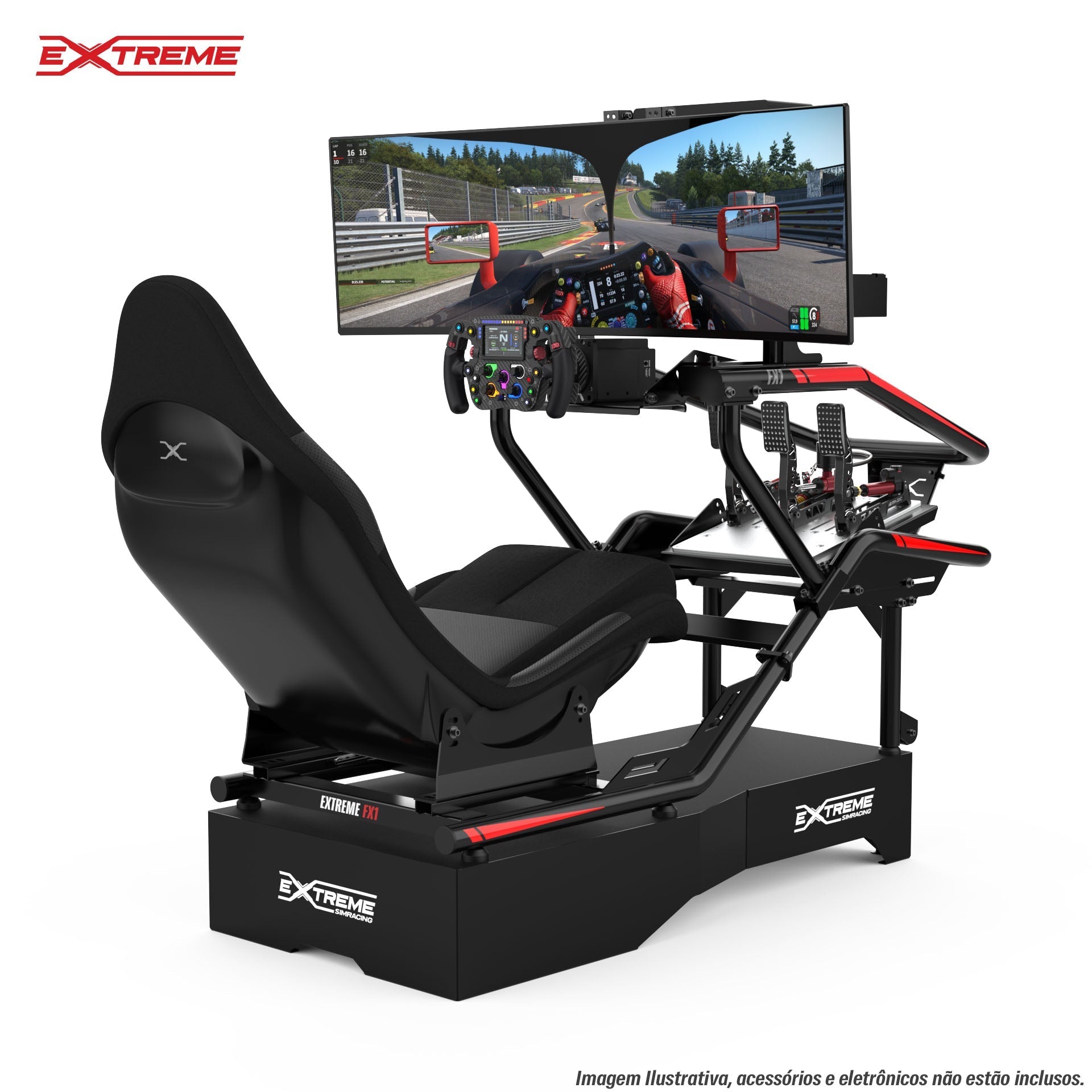 Extreme Sim Racing Cockpit Platform for Formula FX-1 Chassis